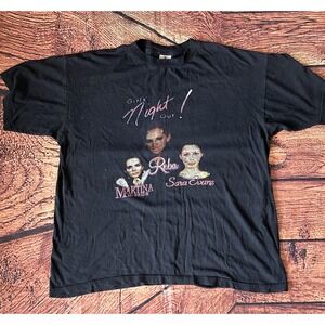 Girls' Night Out Tour T-Shirt Reba McEntire Martina McBride Sara Evans XL